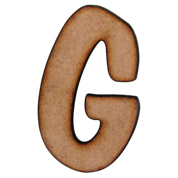 Unlimited Ideas MDF Wood Alphabet-G 50mm