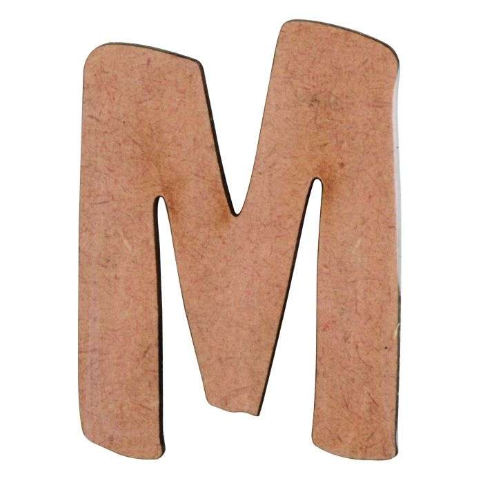 MDF Craft Alphabet M 50mm