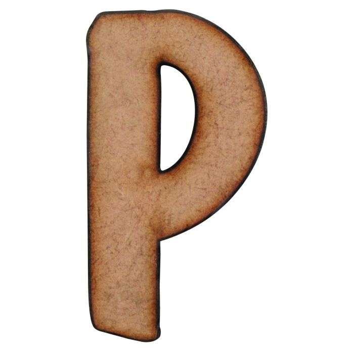 MDF Craft Alphabet P 50mm