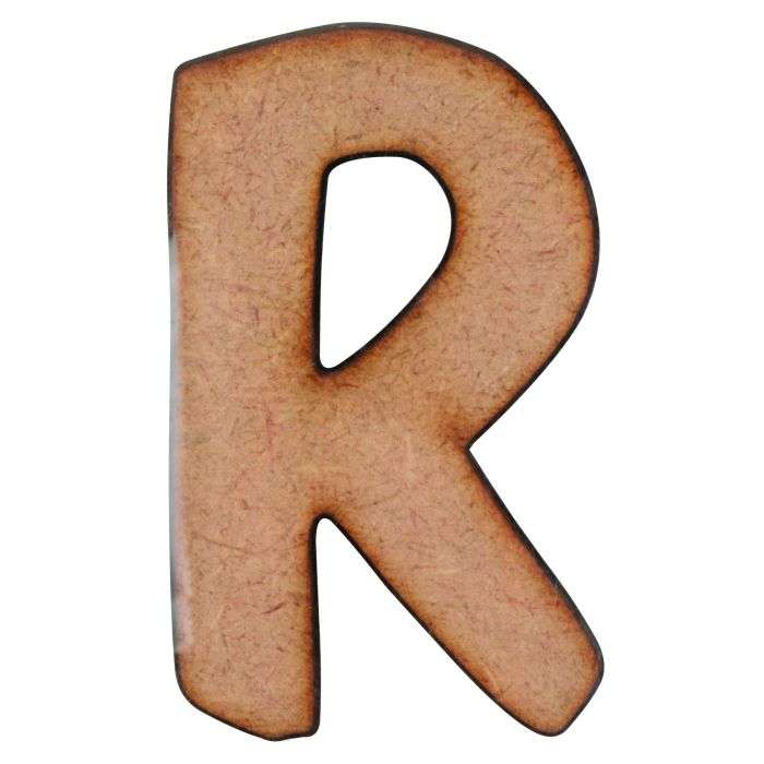 MDF Craft Alphabet R 50mm