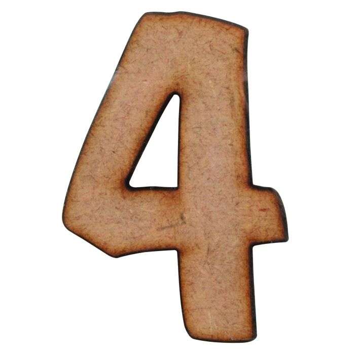 MDF Craft Alphabet 4 50mm