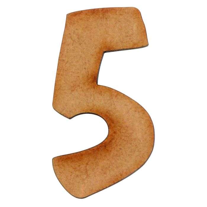 MDF Craft Alphabet 5 50mm