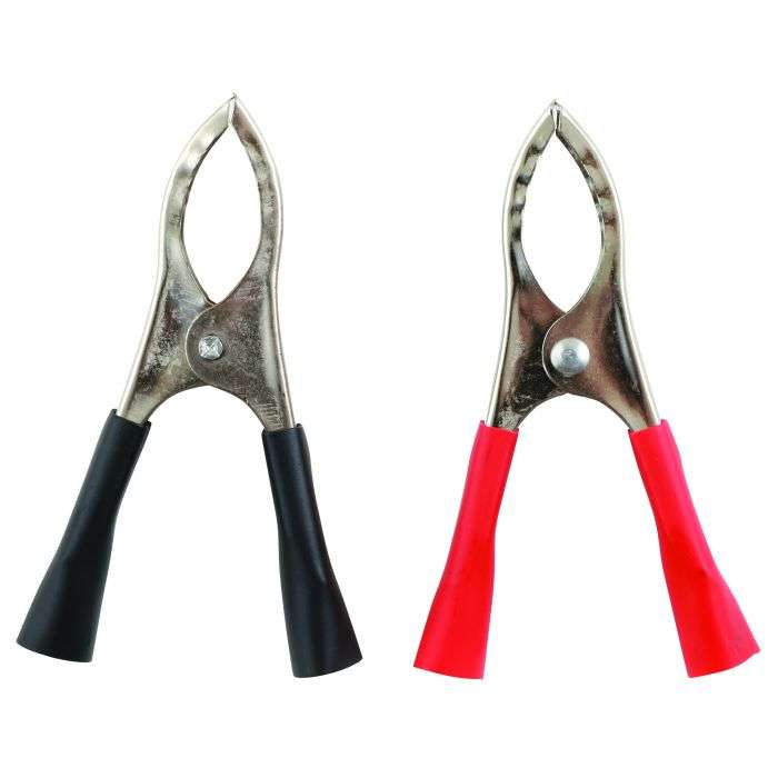 20A Black & Red Battery Clamp Set 81mm