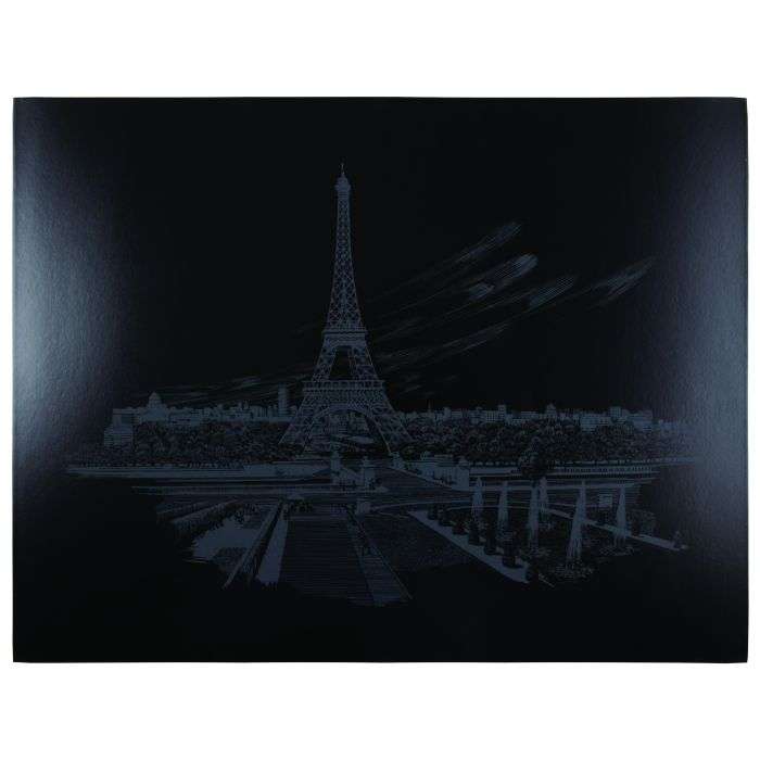 Royal Eiffel Tower Engraving Foil