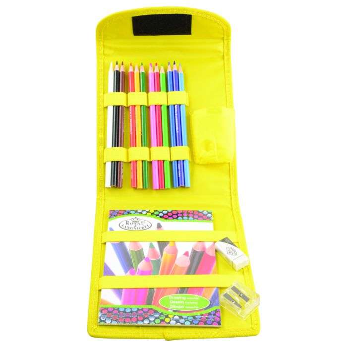 Royal 16 Piece Colour Drawing Pencils Set
