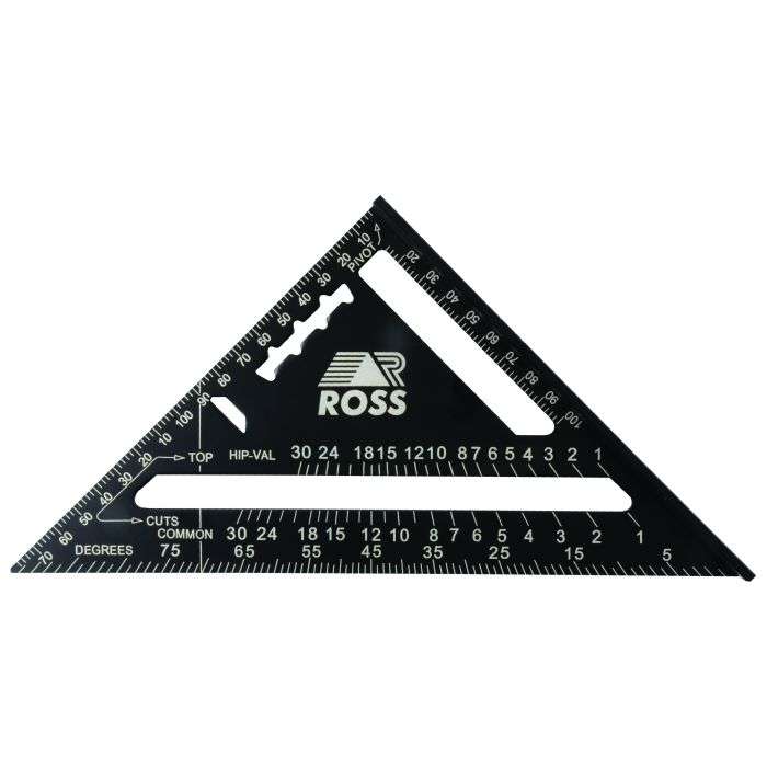 Ross Speed Square Ruler 130 x 260mm
