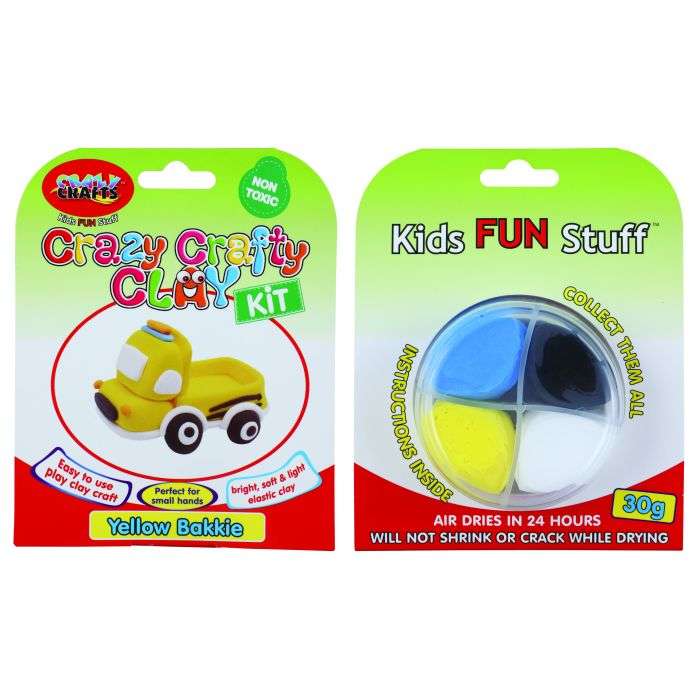 Crazy Crafts Yellow Bakkie Clay Kit