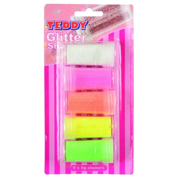 Dala Neon Glitter Shaker 85g - 5 Pack