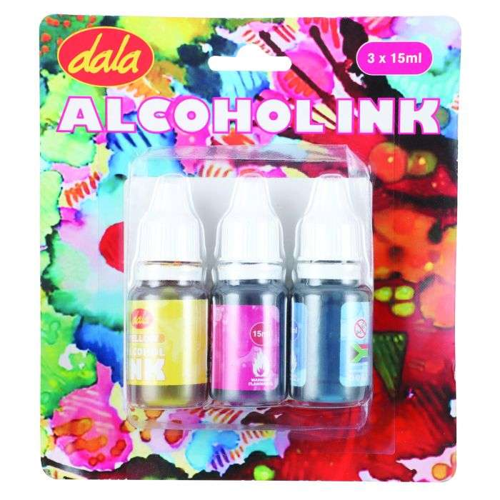 Dala Alcohol Ink 15ml - 3 Pack