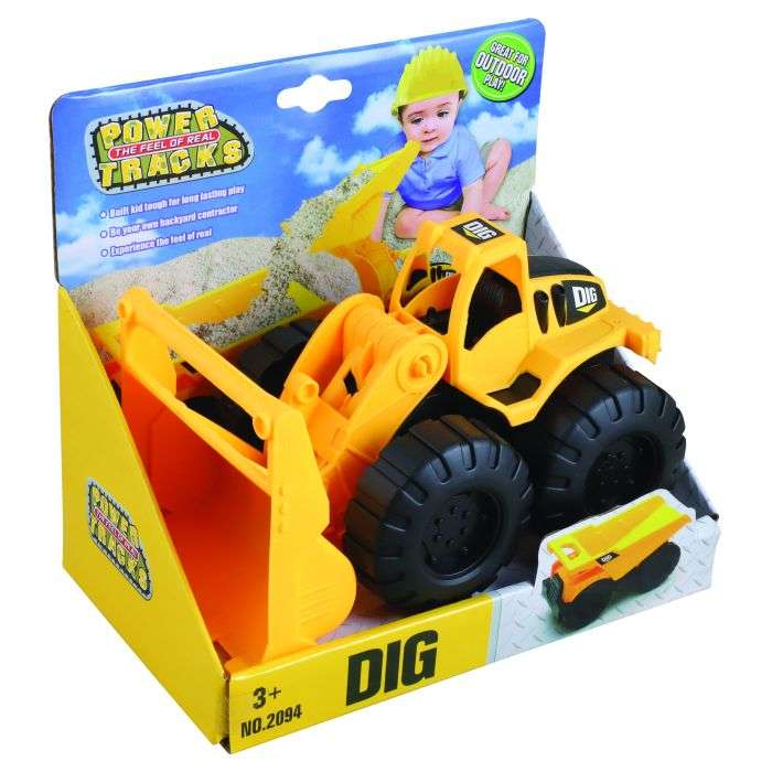 Ideal Toy Power Tracks Construction vehicle ASTD