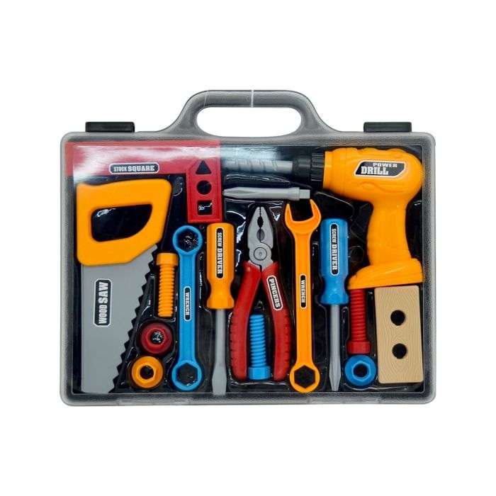 Ideal Toy Tool Set In Case 18 Pieces