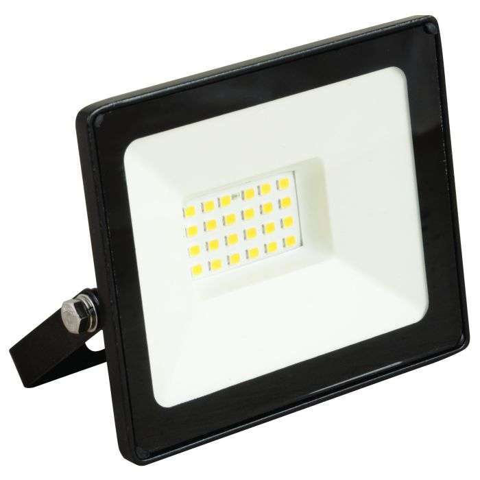 Eurolux Black LED Floodlight With Day/Night Sensor 20W