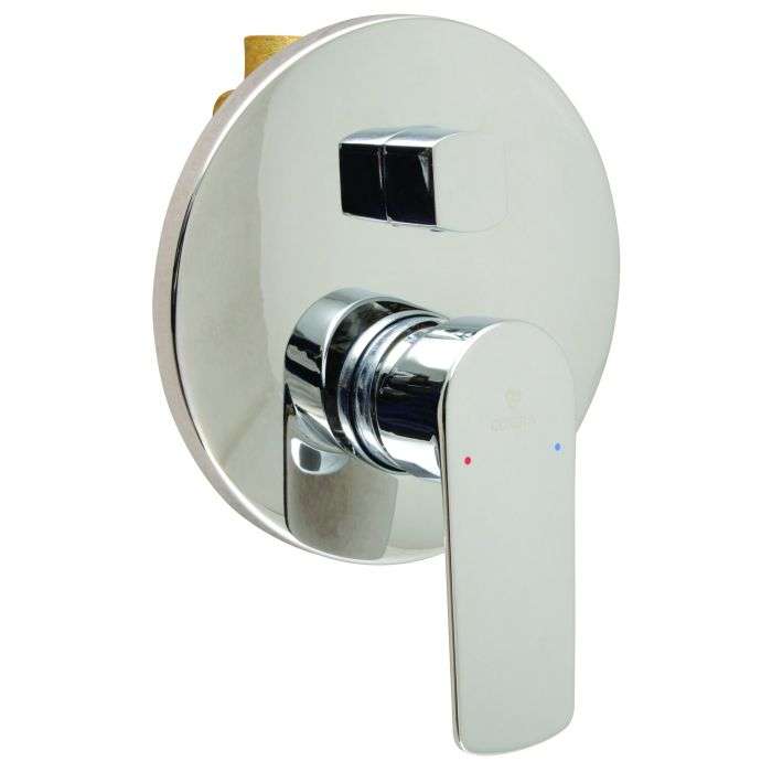 Cobra Chrome Plated Seine Concealed Mixer & Diverter