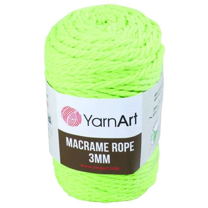 YarnArt Neo Green Macrame Rope 3mm 250g