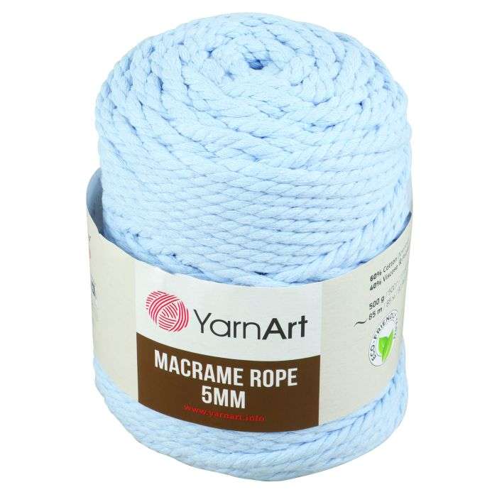 YarnArt Baby Blue Macrame Rope 5mm 500g