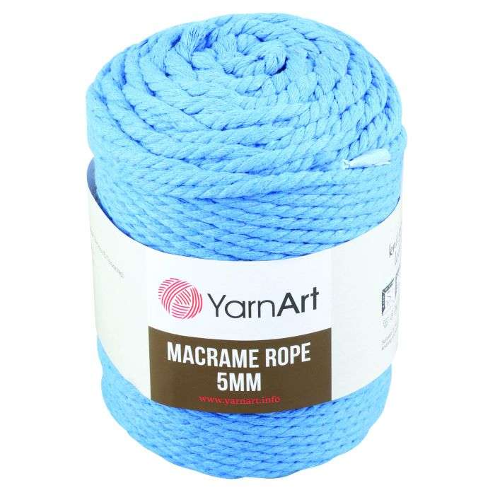 YarnArt Dark Blue Macrame Rope 5mm 500g
