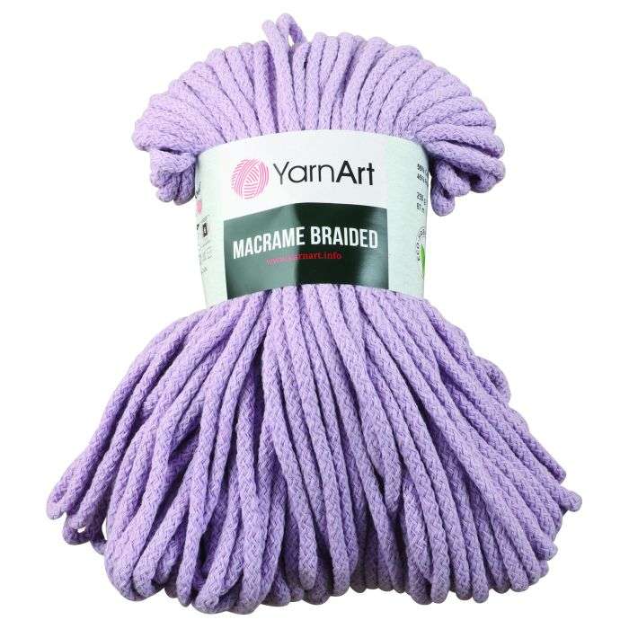 Yarn Art Lilac Macrame Braided 5mm 250g