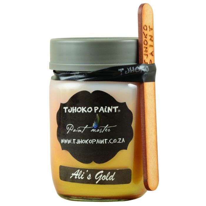 Tjhoko Chalked Decorative Paint Ali's Gold 250ml