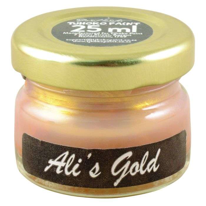 Tjhoko Chalked Decorative Paint Ali's Gold 25ml