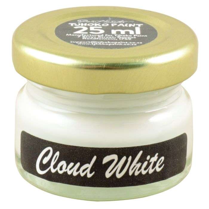 Tjhoko Chalked Decorative Paint Cloud White 25ml