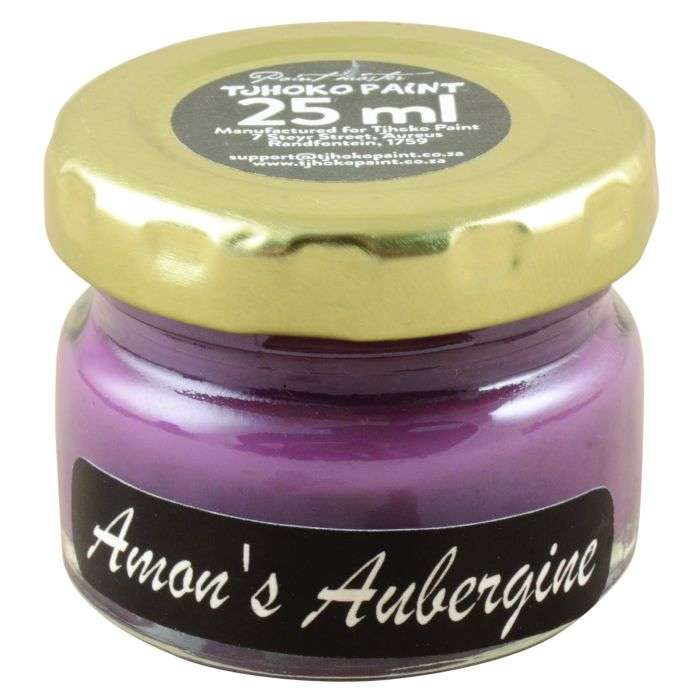 Tjhoko Chalked Decorative Paint Amon's Aubergine 25ml