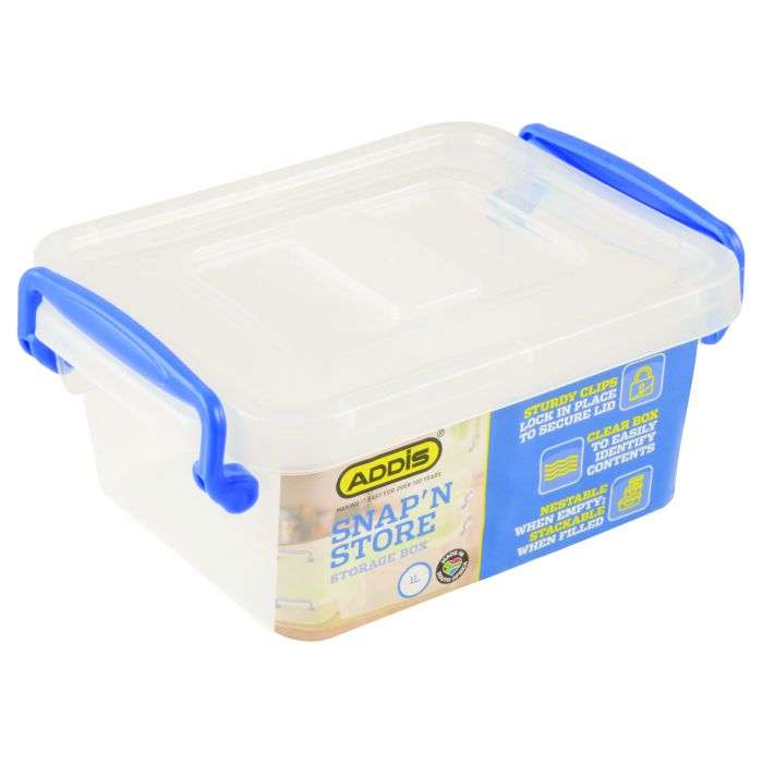 Addis Snap 'n Store Storage Box 1L