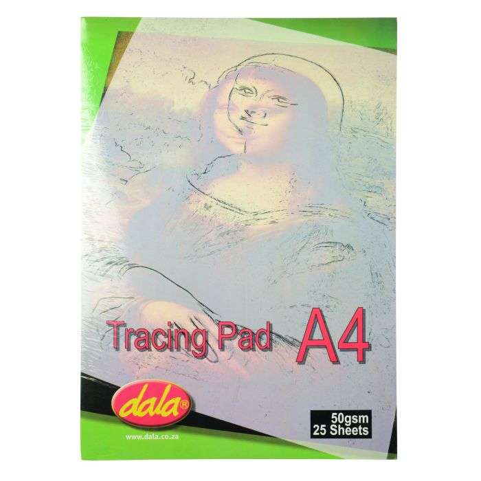 Dala A4 Tracing Paper Pad - 25 Pack