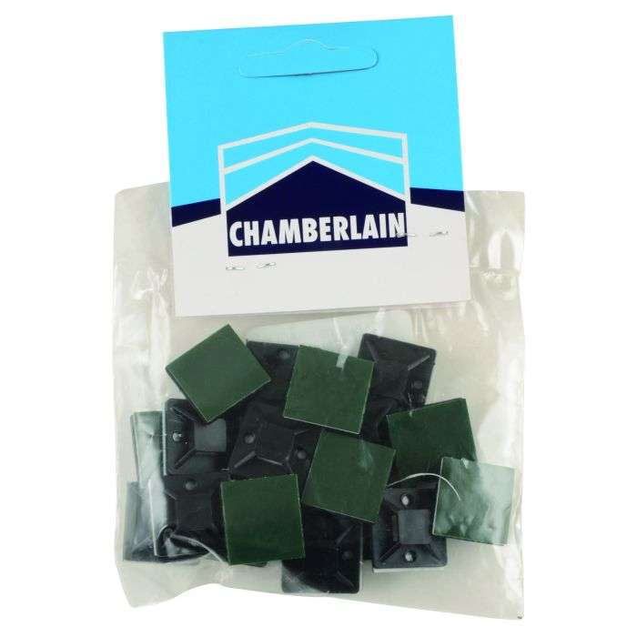 Black Small Cradle Cable Ties - 20 Pack