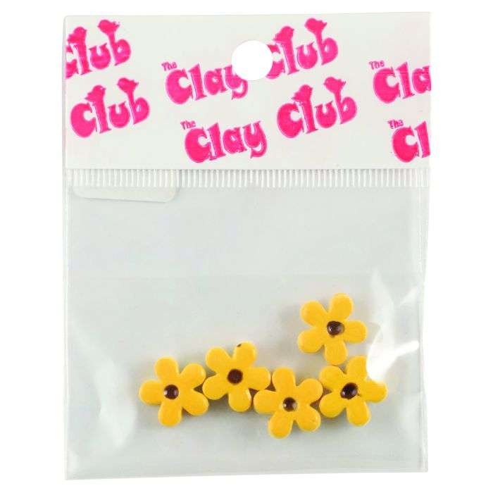 The Clay Club Assorted Clay Super Small Happy Flower Mosaic Tiles