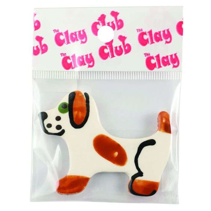 The Clay Club Assorted Clay Flat Dog Mosaic Tiles