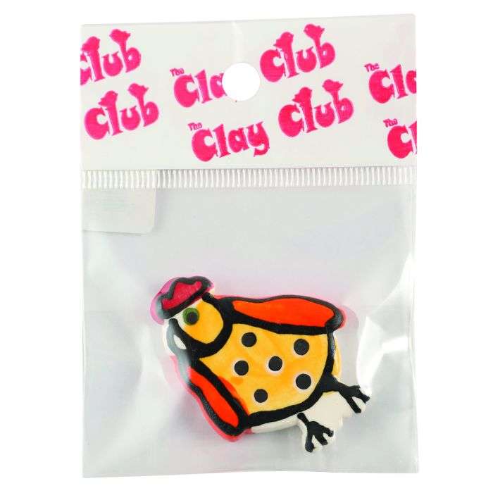 The Clay Club Assorted Clay Chickens Mosaic Tiles
