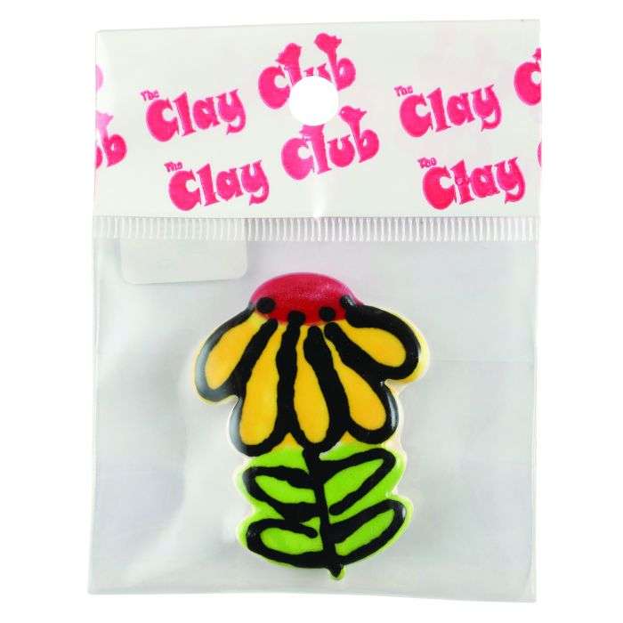 The Clay Club Assorted Clay Daisy Flower Mosaic Tiles