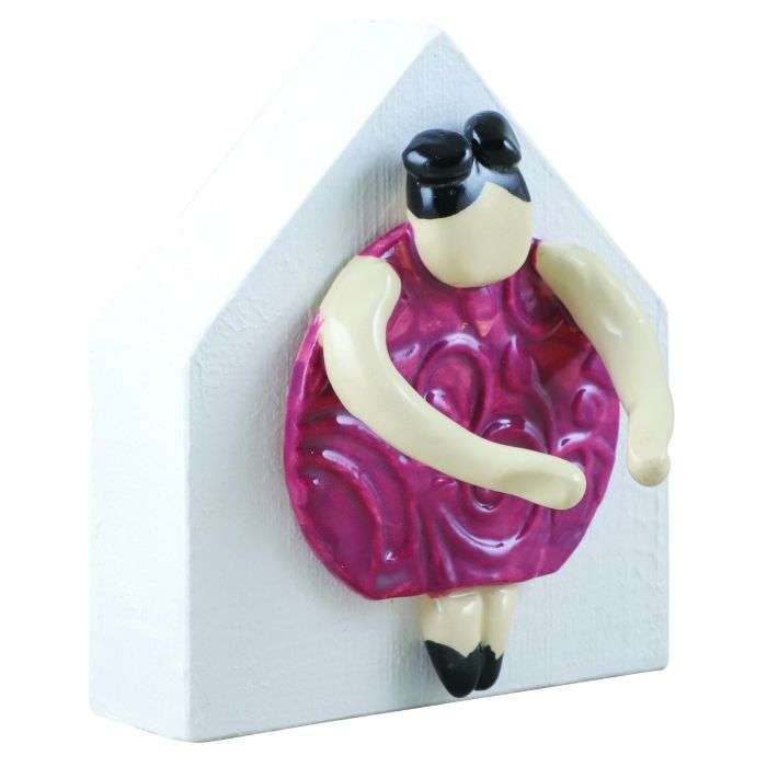 The Clay Club Assorted Clay Small Air Plant Figure On Block Mosaic Tiles