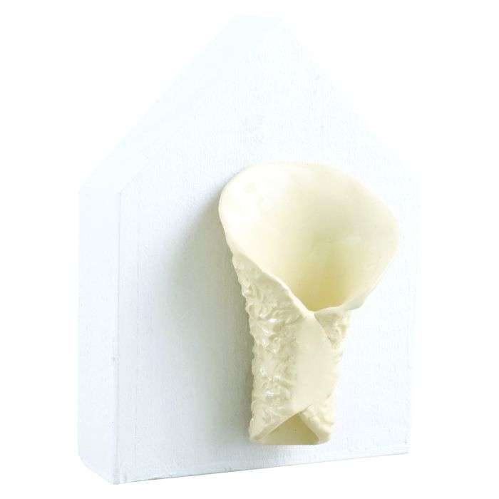 The Clay Club Assorted Clay Medium Air Plant Cone On Block Mosaic Tiles