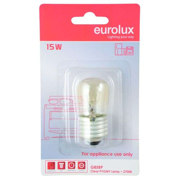 Eurolux 15W Warm White E27 Pygmy Appliance Lamp