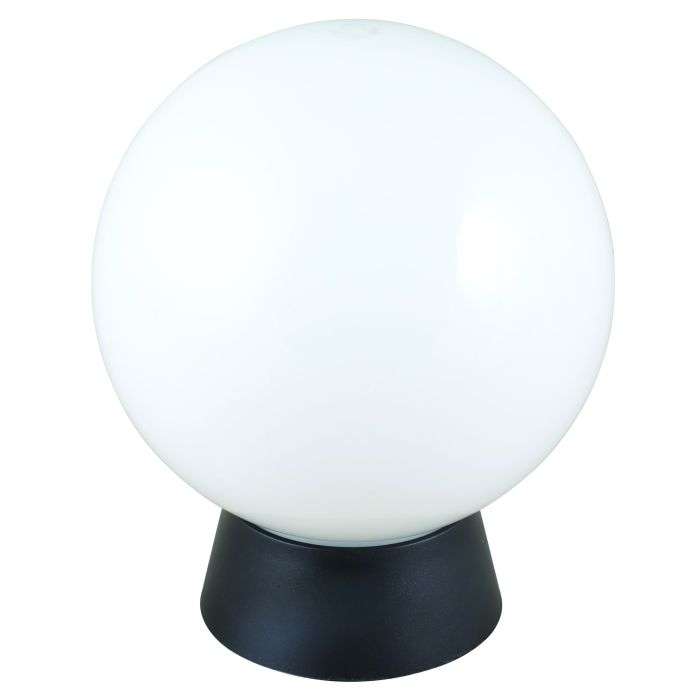 Eurolux E27 Opal Outdoor Bowl Fitting Surface Mount 200mm -