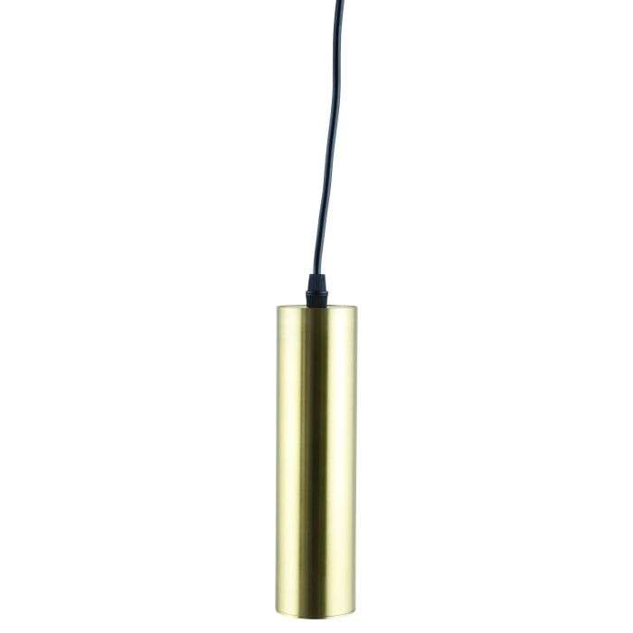 Bright Star Metal & Aluminium Satin Brass Pendant 55mm -