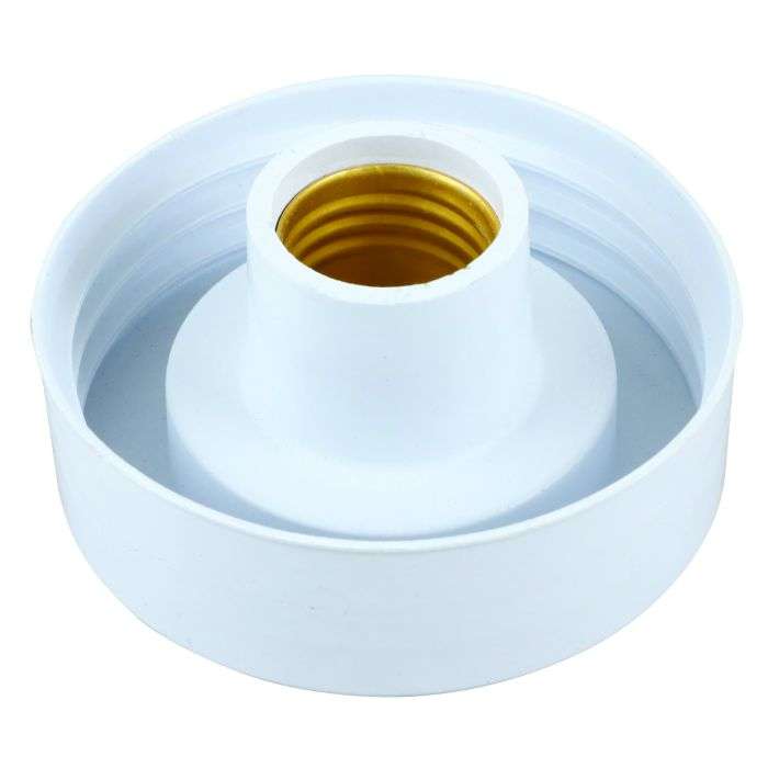 Matelec White E27 Econo Gallery Fitting
