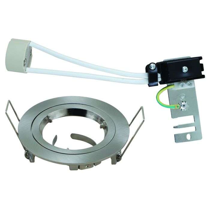 Eurolux Satin Chrome Straight Downlighter
