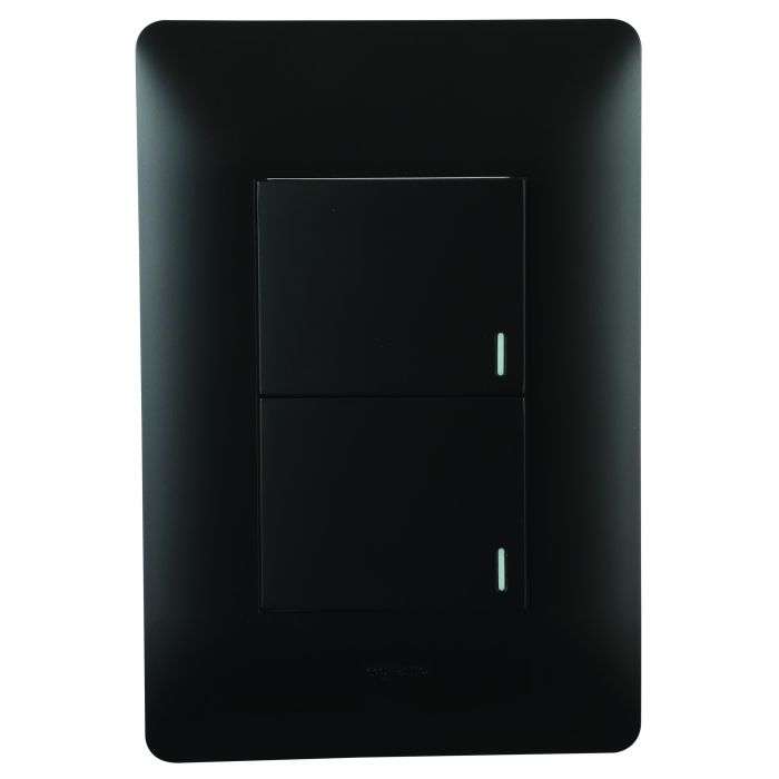 Legrand Ysalis Black 2-Lever 1-Way Light Switch 2x4