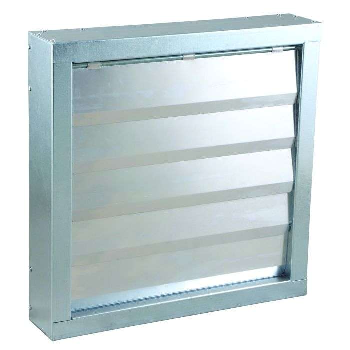 Aluminium Industrial Ducting Louvre 343 x 343mm