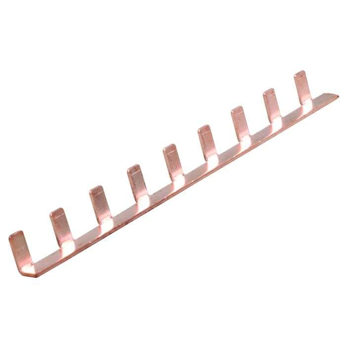 Lear 1-Pole 9 Teeth Din Busbar 155mm