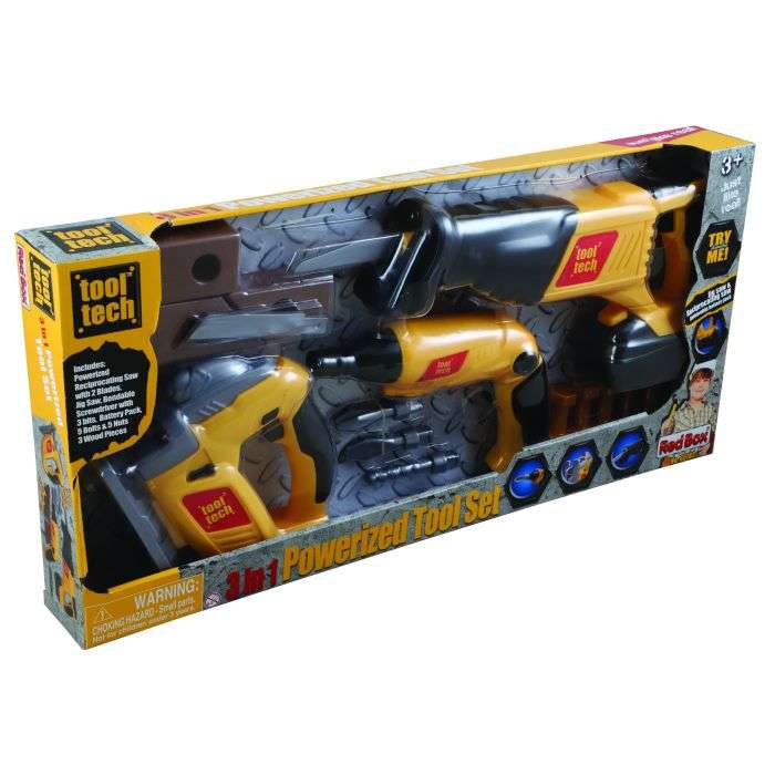 Tool Tech 3-In-1 Powerized Tool Set