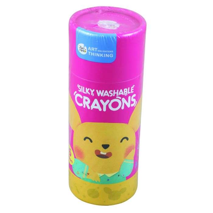 Jar Melo 6 Silky Washable Crayons
