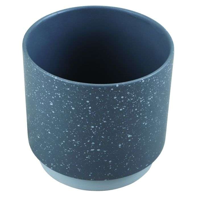 Hadeco Grey Claudine Ceramic Indoor Pot