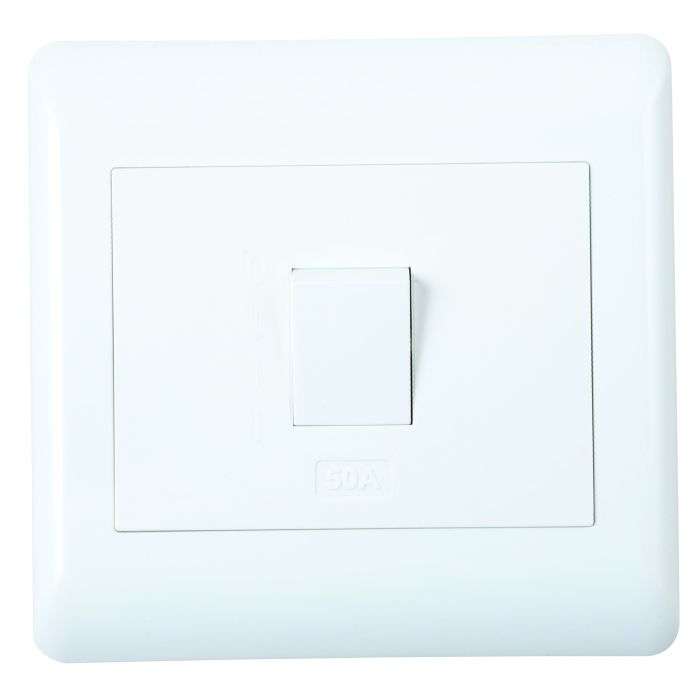 Lesco Apollo White 2-Pole 50A Isolator Switch 4x4