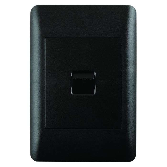 Lesco Apollo Black 1-Lever 2-Way Light Switch 2x4