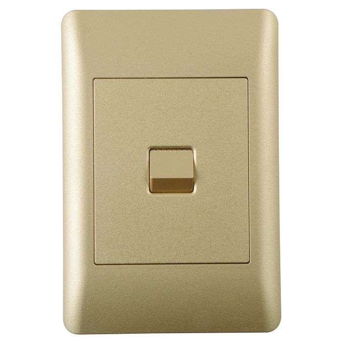 Lesco Apollo Gold 1-Lever 2-Way Light Switch 2x4