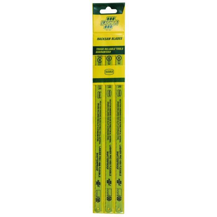 Lasher Pro Hacksaw Blades 32TPI - 3 Pack