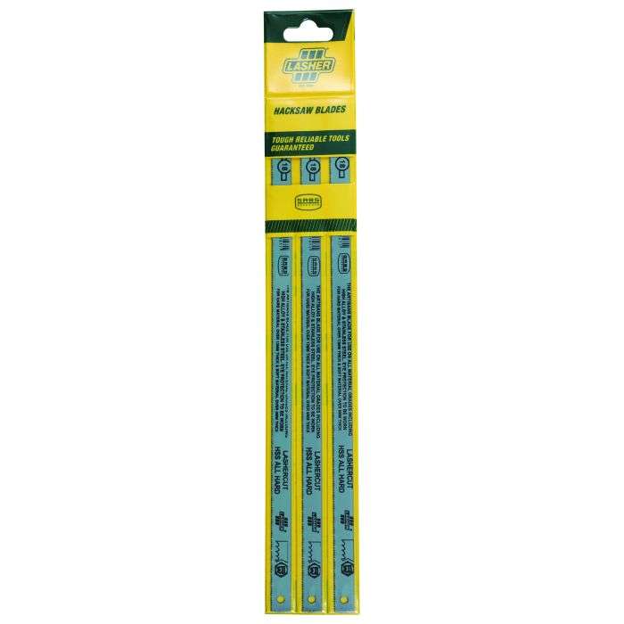 Lasher Lashercut Hacksaw Blades 18TPI - 3 Pack